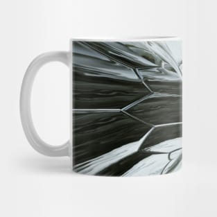 Metal Hourglass Futuristic Goth Mug